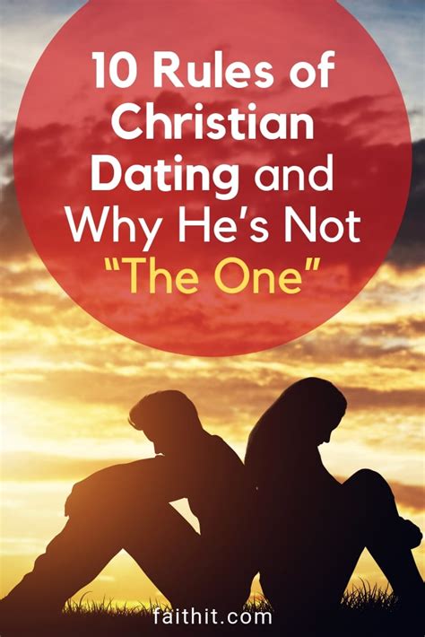 rules on christian dating